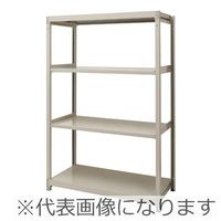 中軽量ラック H1200XW1500 総耐荷重1000kg アイボリー 【2LSー4530ー4IV】 2LS-4530-4IV 1セット（直送品）