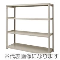 中軽量ラック H1500XW1500 総耐荷重1000kg アイボリー 【2LSー5560ー5IV】 2LS-5560-5IV 1セット（直送品）