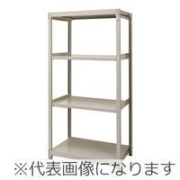 中軽量ラック H1800XW900 総耐荷重1000kg アイボリー 【2LSー6360ー5IV】 2LS-6360-5IV 1セット（直送品）