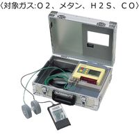 マルチ型ガス検知器 対象ガス:O2、メタン、H2S、CO/8mガス導入管、アルミケース XP-302M-R-A-3(CH4) 1台（直送品）