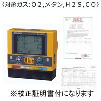 マルチ型ガス検知器 充電池 対象ガス:O2、メタン、H2S、CO XA-4400-2(CH4)(+NEWCOSMOS KOUSEI)（直送品）