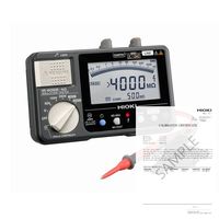 絶縁抵抗計ワイヤレスセット メーカー英文校正書類付き 【IR4052ー91】 IR4052-91(+HIOKI KOUSEI) 1セット（直送品）