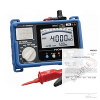 日置電機 絶縁抵抗計 メーカー英文校正書類付き 【IR4059】 IR4059(+HIOKI KOUSEI) 1セット（直送品）