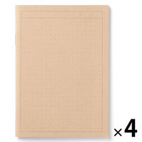 無印良品 ノート １コマ Ａ６・３２枚 1セット（1冊×4） 良品計画