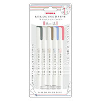 ゼブラ マイルドライナーファイン 5色セットA WYT9-5C-A 1セット