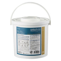 ウェットティッシュ アルコール 雑巾のように使える 超大判ウェットシート アルコール バケツタイプ 大容量 1個（100枚入）コクヨ