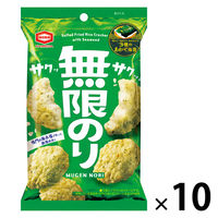 せんべい　煎餅 亀田製菓 無限のり 31g 1セット（1個×10）