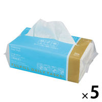 ペーパータオル 小判 パルプ シングル 100枚入 ヒビフル くり返し使える丈夫なペーパータオル 詰め替え用  1セット（1パック（100枚入）×5）コクヨ