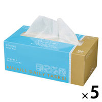ペーパータオル 小判 パルプ シングル 100枚入 ヒビフル くり返し使える丈夫なペーパータオル 箱タイプ 1セット（1箱（100枚入）×5）コクヨ