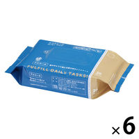 ウェットティッシュ アルコール 雑巾のように使える 超大判ウェットシート アルコール 1セット（1パック（20枚入）×6）コクヨ