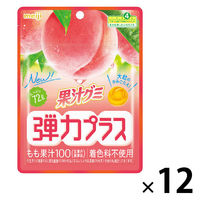 グミ 食べきりサイズ 果汁グミ　弾力プラス　もも 1セット（1個×12）