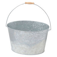 ブリキバケツL(HOUSEHOLD GOODS) シルバー studio CLIP