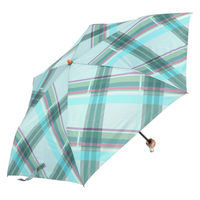晴雨兼用 ビッグタータンチェックミニ傘 グリーン studio CLIP