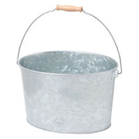 ブリキバケツM(HOUSEHOLD GOODS) シルバー studio CLIP