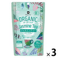 Tokyo Tea Trading Mug&Pot オーガニック ジャスミンティー 1セット（15バッグ入×3）
