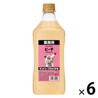 サントリー プロカクテル ピーチ 1.8L 1セット（6本） 業務用 割材 リキュール コンク