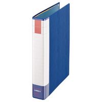 エスコ A4/S型 両開きパイプ式ファイル(300枚/ブルー) EA762CL-201 1冊（直送品）