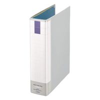 エスコ A4/S型 両開きパイプ式ファイル(500枚/グレー) EA762CL-213 1冊（直送品）