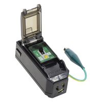 エスコ AC100V/ 15A 漏電保護コンセントアダプター EA940ME-21 1個（直送品）