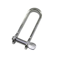 エスコ 5.0mm ねじ式ロングシャックル(ステンレス製) EA638DD-37 1個（直送品）