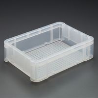 エスコ 350x255x100mm/6.4L コンテナ(透明) EA506AF-335 1個（直送品）