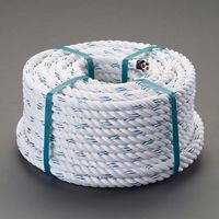 エスコ 18mmx100m 親綱ロープ(法面専用/シグナル) EA998MB-300 1巻（直送品）