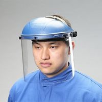 エスコ フェイスプロテクター(幅広/PET) EA800PA-87 1セット（直送品）
