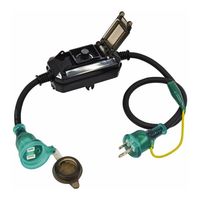 エスコ AC125V/15A/0.9m スピードコントローラー(防雨型) EA812A-31A 1台（直送品）