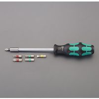 エスコ [+ ー Pozi Torx] ドライバービットセット(ハンドル付) EA550BP-16 1セット（直送品）