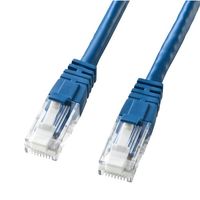 エスコ 1 m LANケーブル(CAT6/つめ折れ防止/ブルー) EA764BB-262A 1個（直送品）