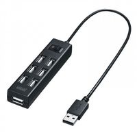 エスコ [7ポート] USB2.0ハブ(一括スイッチ付) EA764AD-90A 1個（直送品）