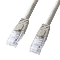 エスコ 7 m LANケーブル(CAT6/つめ折れ防止/ライトグレー) EA764BB-246A 1個（直送品）