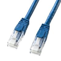 エスコ 90 m LANケーブル(CAT6/つめ折れ防止/ブルー) EA764BB-276A 1個（直送品）