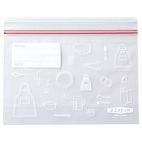 エスコ 150x220x0.06mm Wチャック付保存袋(50枚/マチ付) EA944CP-35 1パック（直送品）