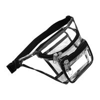 エスコ 343x89x140mm/4.1L ウェストポーチ(クリアー) EA927CK-28 1個（直送品）