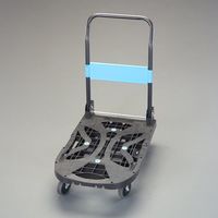 エスコ 490x780mm/200kg運搬車(軽量/静音/ブレーキ付) EA520BS-21S 1台（直送品）