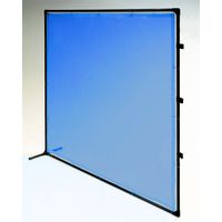 エスコ 2000x2000mm 溶接作業フェンスセット(青) EA334BN-20B 1セット（直送品）