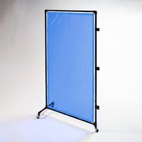 エスコ 1000x2150mm 溶接作業フェンスセット(青) EA334BH-20B 1セット（直送品）