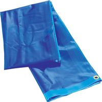 エスコ 2000x2000mm 溶接作業フェンスセット(青) EA334BL-20B 1セット（直送品）