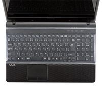 エスコ (A4ワイドサイズ用) キーボードカバー(ゴムバンド型) EA764AB-47 1枚（直送品）