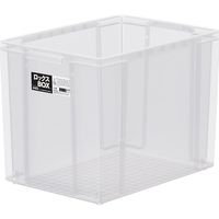 エスコ 290x430x305mm/28L 収納ケース(クリア/フタ無) EA506MH-6 1個（直送品）