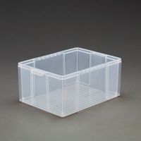 エスコ 380x520x230mm/33L 収納ケース(クリア/フタ無) EA506MH-8 1個（直送品）