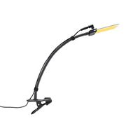 エスコ AC100ー240V/15.3W 照明灯/LED(クリップ式/黒) EA761XB-121 1個（直送品）