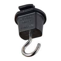 エスコ 5kg ライティングバー用吊りフック(黒) EA761XB-332 1個（直送品）