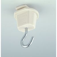 エスコ 5kg ライティングバー用吊りフック(白) EA761XB-331 1個（直送品）