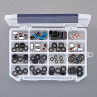 エスコ タイヤバルブ補修セット(乗用車用) EA934ZG-61 1セット（直送品）