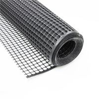 エスコ 0.9x5m/12mm 万能多目的樹脂ネット(黒) EA952AD-283 1巻（直送品）