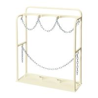 エスコ 850x300x1000mm ボンベラック(3本用) EA976FS-2 1台（直送品）