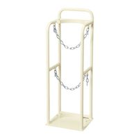 エスコ 350x300x1000mm ボンベラック(1本用) EA976FS-1 1台（直送品）