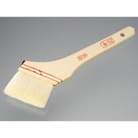 エスコ 70mm 合成樹脂塗料用薄口刷毛(山羊毛/筋違) EA109LE-4A 1本（直送品）